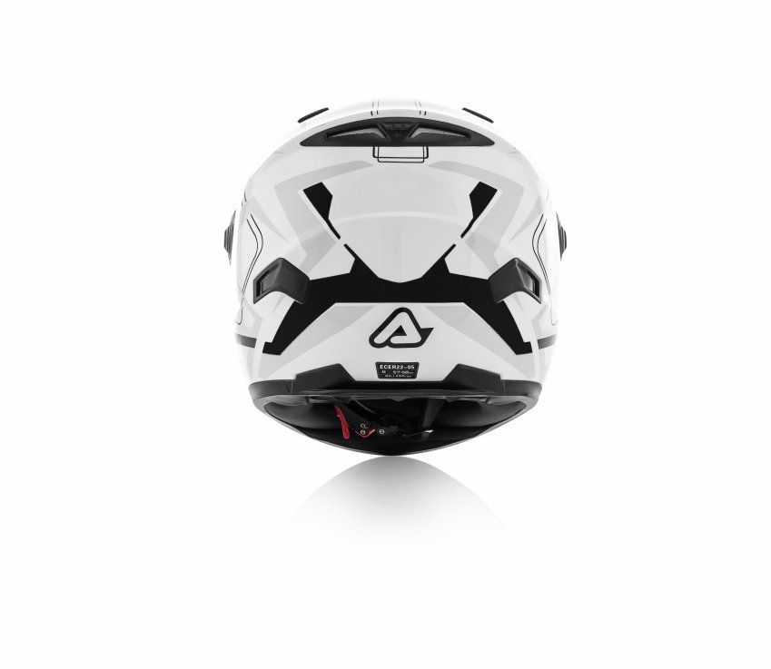 CASCO ACERBIS FULL RACE FS 807 BLANCO/ NEGRO