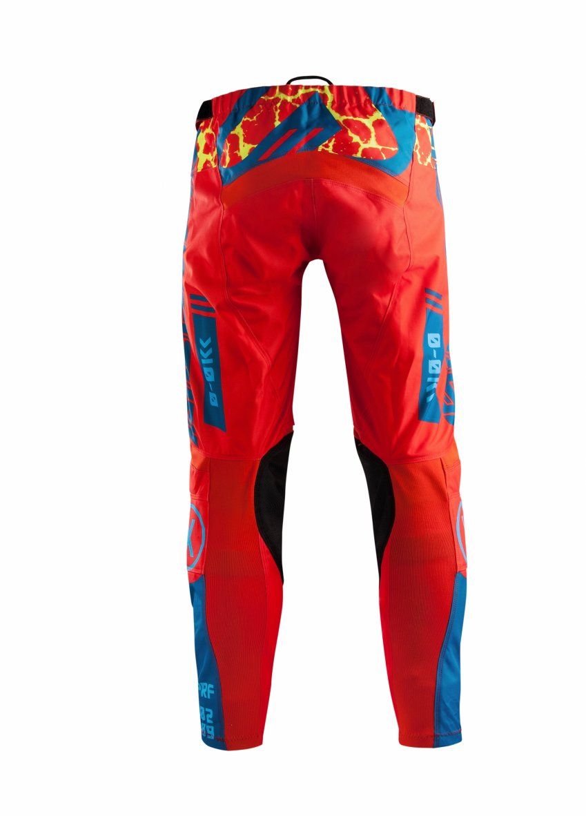 PANTALONES MX ACERBIS WILDFIRE  ROJO/AMARILLO FLÚOR "EDICIÓN ESPECIAL"