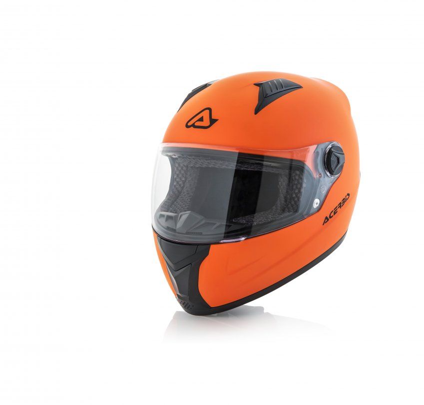 CASCO ACERBIS FULL RACE FS 807  NARANJA