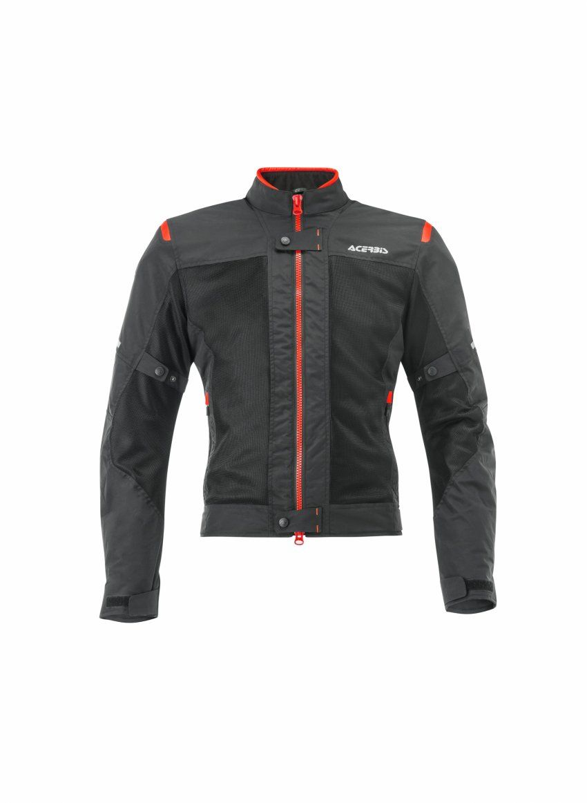 CAZADORA ACERBIS RAMSEYVENTEND 2.0 NEGRO/ROJO