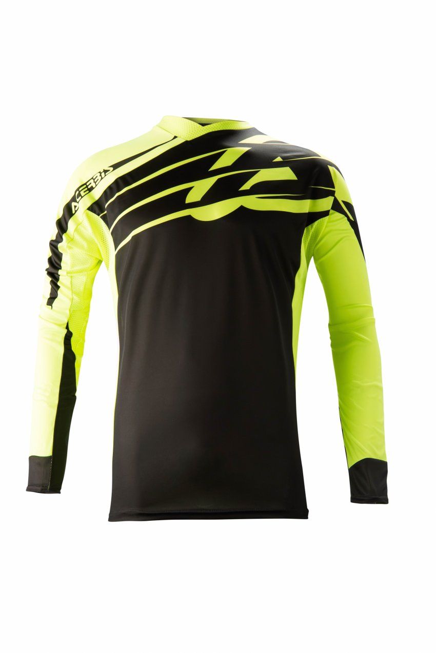 CAMISETA ACERBIS MX GEAR  AMARILLO FLUOR/NEGRO