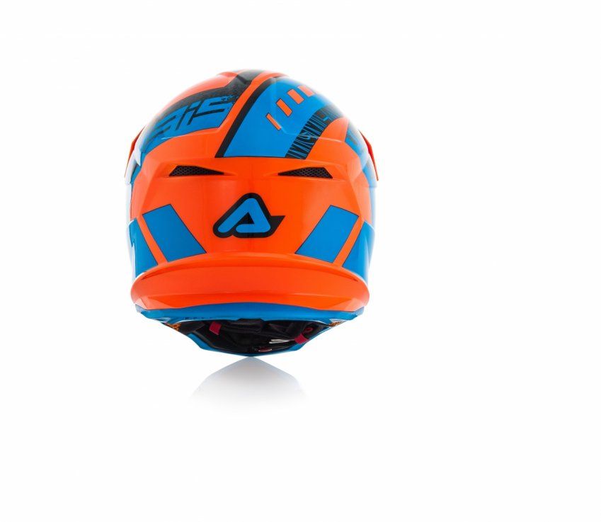 CASCO ACERBIS PROFILE 4  NARANJA/AZUL