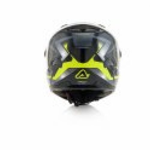 CASCO ACERBIS FULL RACE FS 807 NEGRO/AMARILLO FLÚOR