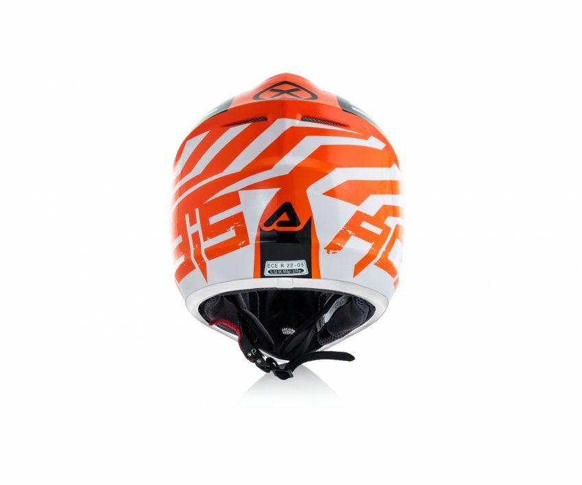 CASCO ACERBIS IMPACT JUNIOR 3.0  NARANJA/BLANCO