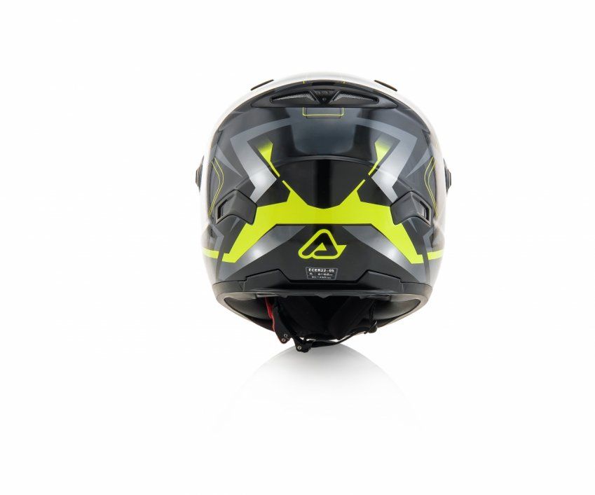 CASCO ACERBIS FULL RACE FS 807 NEGRO/AMARILLO FLÚOR