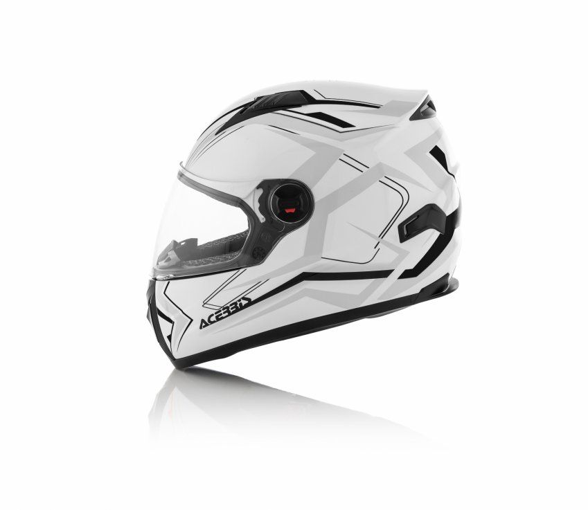 CASCO ACERBIS FULL RACE FS 807 BLANCO/ NEGRO