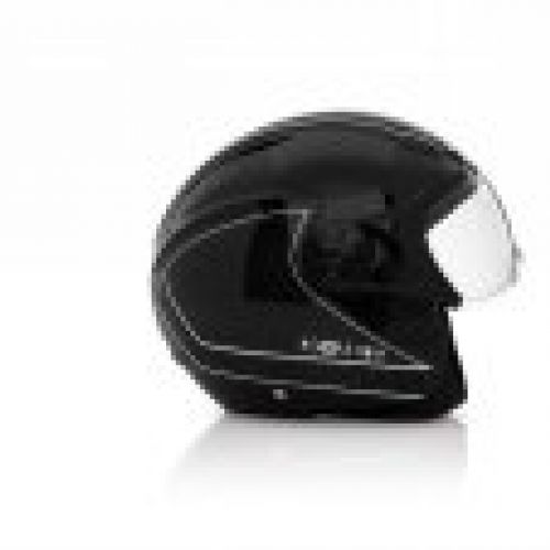 CASCO ACERBIS X JET ON BIKE NEGRO