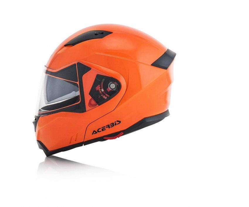 CASCO ACERBIS BOX G 348  NARANJA FLÚOR