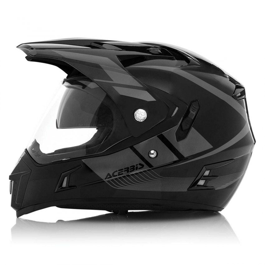 CASCO ACERBIS ACTIVE GRAFIXX  NEGRO/GRIS