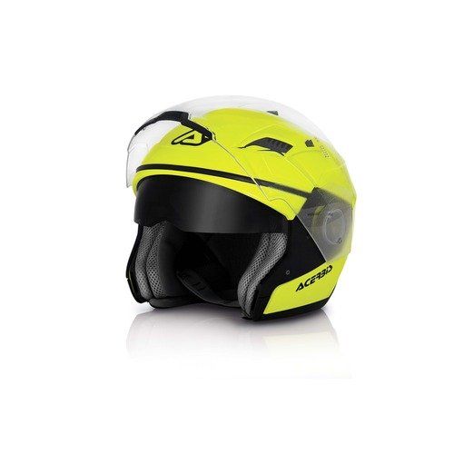 CASCO ACERBIS STRATOS AMARILLO FLUOR