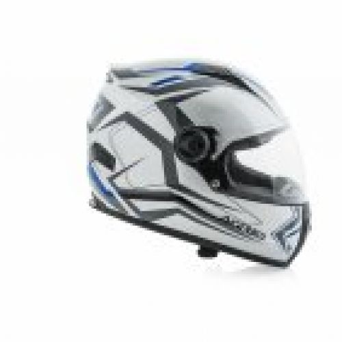 CASCO ACERBIS FULL RACE FS 807 GRIS/AZUL