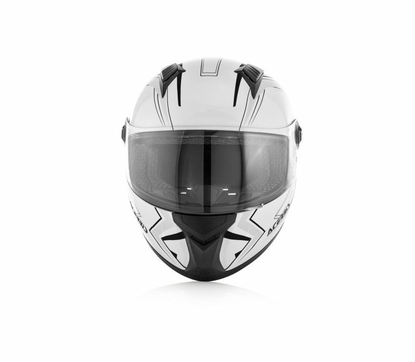 CASCO ACERBIS FULL RACE FS 807 BLANCO/ NEGRO