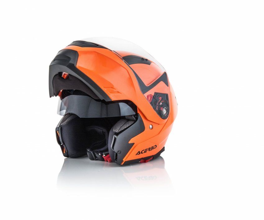 CASCO ACERBIS BOX G 348  NARANJA FLÚOR