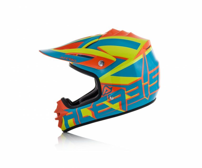 CASCO ACERBIS IMPACT JUNIOR 3.0 AZUL/NARANJA