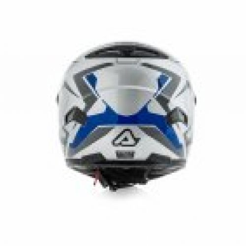 CASCO ACERBIS FULL RACE FS 807 GRIS/AZUL