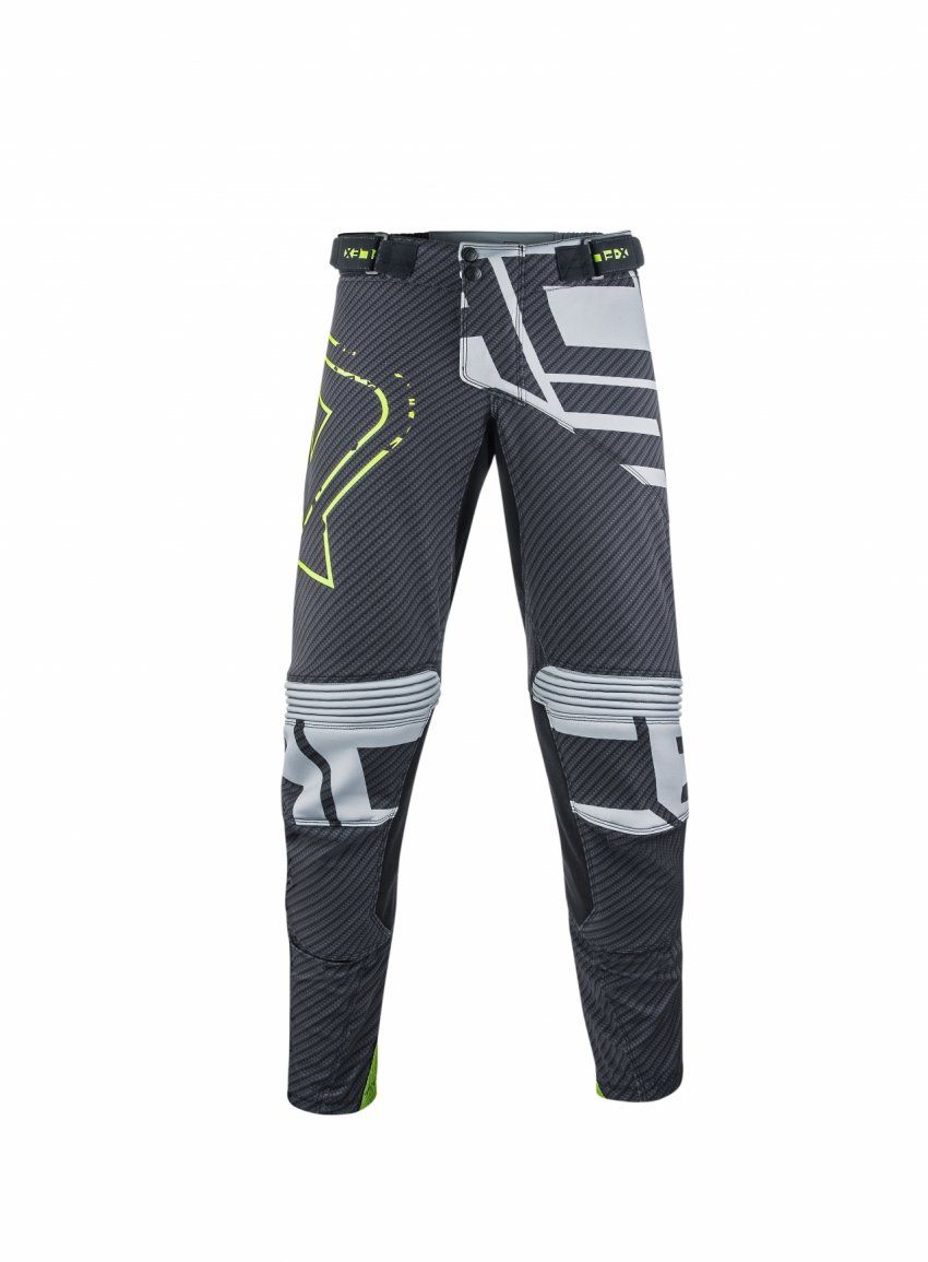 PANTALONES ACERBIS MX CARBON FLEX  NEGRO/AMARILLO FLÚOR