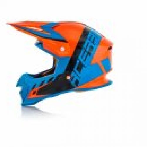 CASCO ACERBIS PROFILE 4  NARANJA/AZUL