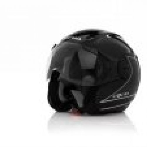 CASCO ACERBIS X JET ON BIKE NEGRO