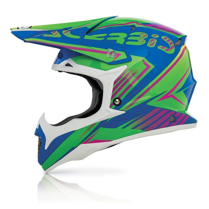 CASCO ACERBIS IMPACT LEVIATHAN  AZUL/VERDE