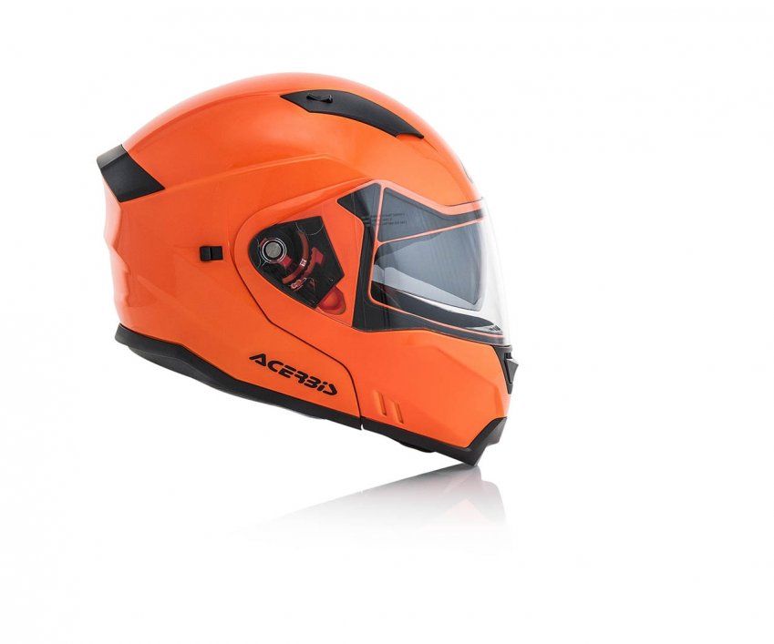 CASCO ACERBIS BOX G 348  NARANJA FLÚOR