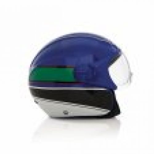 CASCO ACERBIS X JET ON BIKE  AZUL/VERDE