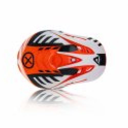 CASCO ACERBIS IMPACT JUNIOR 3.0  NARANJA/BLANCO