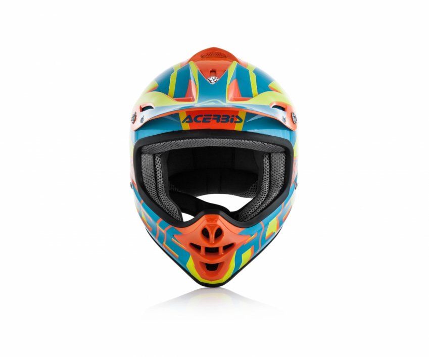 CASCO ACERBIS IMPACT JUNIOR 3.0 AZUL/NARANJA