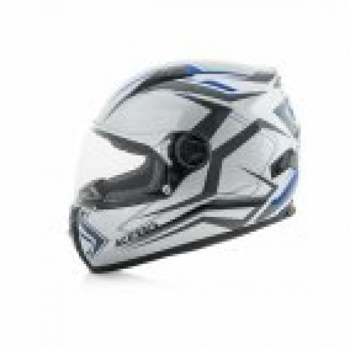 CASCO ACERBIS FULL RACE FS 807 GRIS/AZUL