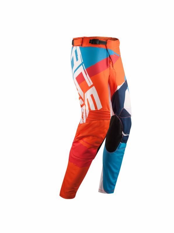 PANTALONES ACERBIS MX STORMCHASER  NARANJA:AZUL
