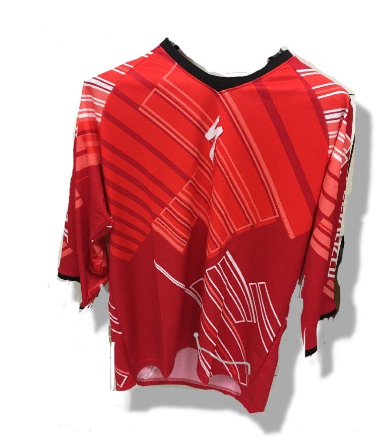 CAMISETA ENDURO SPECIALIZED TERRA  ROJO