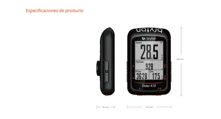 GPS BRYTON RIDER 410T