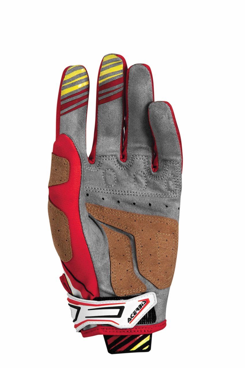 GUANTES ACERBIS MX X2  ROJO/AMARILLO