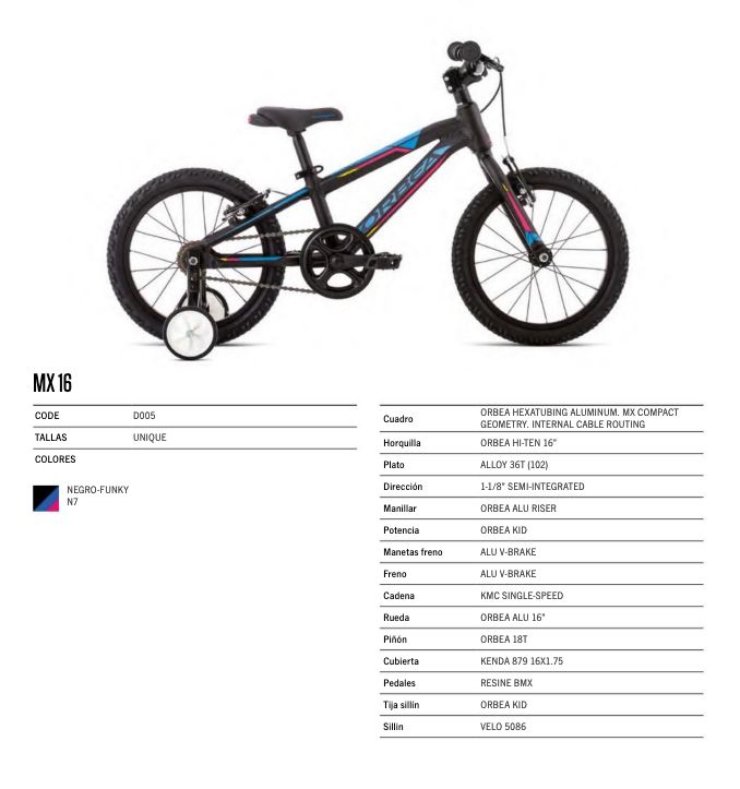bici orbea mx16 2015 negro