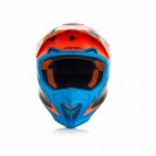 CASCO ACERBIS PROFILE 4  NARANJA/AZUL