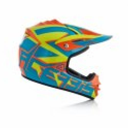 CASCO ACERBIS IMPACT JUNIOR 3.0 AZUL/NARANJA