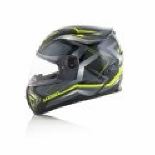 CASCO ACERBIS FULL RACE FS 807 NEGRO/AMARILLO FLÚOR