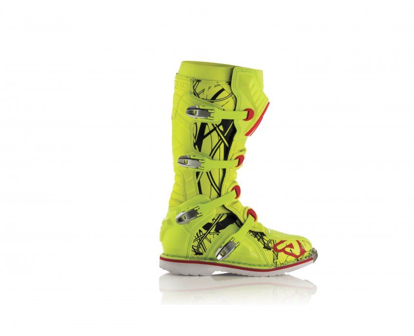 BOTAS ACERBIS X PRO V  AMARILLO FLUOR