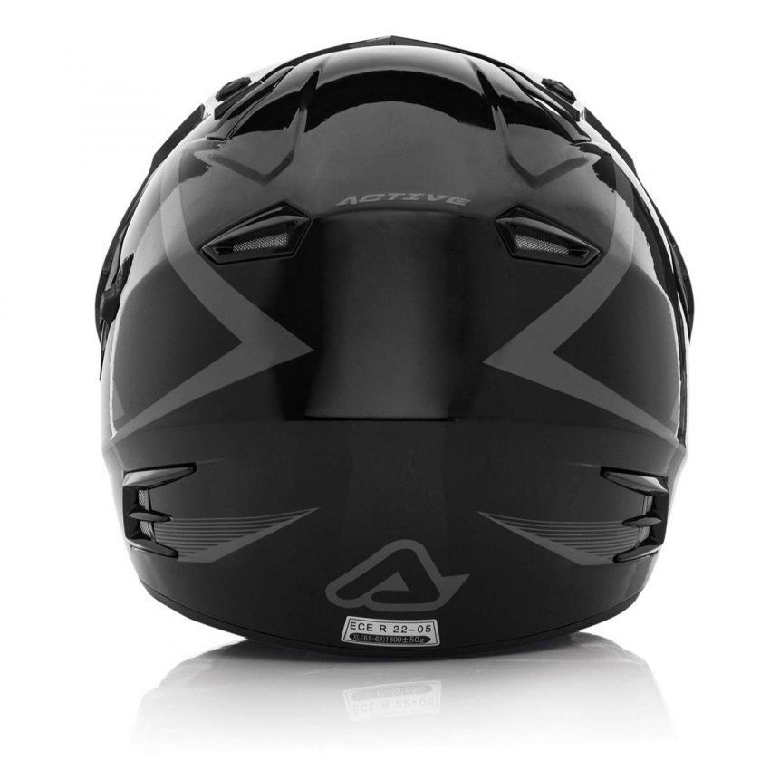 CASCO ACERBIS ACTIVE GRAFIXX  NEGRO/GRIS