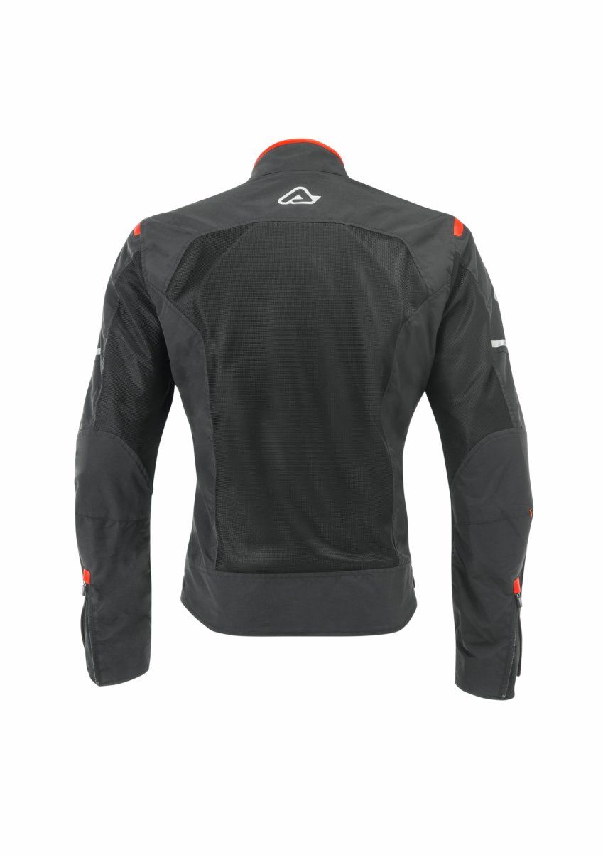 CAZADORA ACERBIS RAMSEYVENTEND 2.0 NEGRO/ROJO