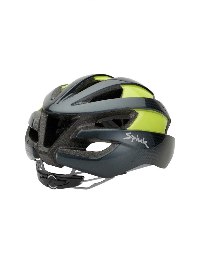 CASCO SPIUK ELEO AMARILLO FLUOR/NEGRO M/L