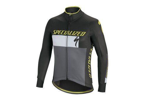 CHAQUETA SPECIALIZED RBX COMP LOGO NEG/BLANCO/GRIS