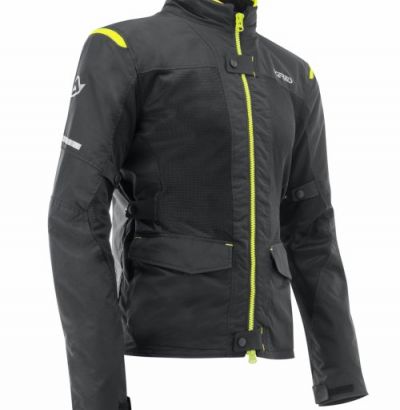 CAZADORA ACERBIS RAMSEY 2,0 LONG VENTED  NEGRO/AMARILLO