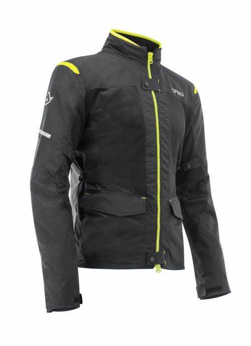 CAZADORA ACERBIS RAMSEY 2,0 LONG VENTED  NEGRO/AMARILLO