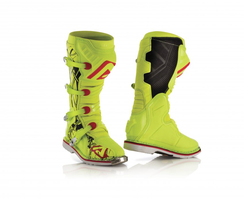 BOTAS ACERBIS X PRO V AMARILLO FLUOR REPUESTOS VAQUERO